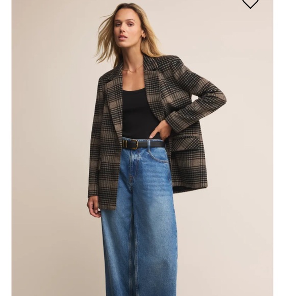 Z Supply Kingston Relaxed Plaid Blazer - Picture 4 of 8